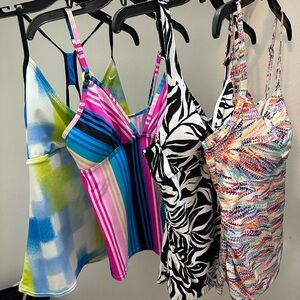Colorful Women's Tankini Tops bundle